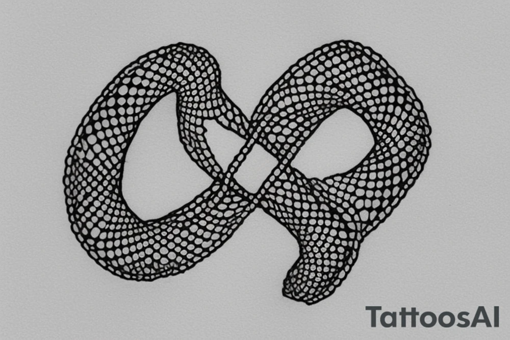 DNA chain mixed with infinity symbol. Make it small. tattoo idea DNA chain mixed with infinity symbol. Make it small. tattoo idea