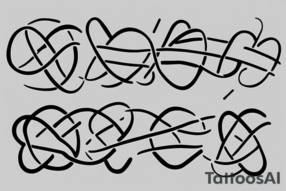 DNA chain mixed with infinity symbol. Make it small. tattoo idea DNA chain mixed with infinity symbol. Make it small. tattoo idea