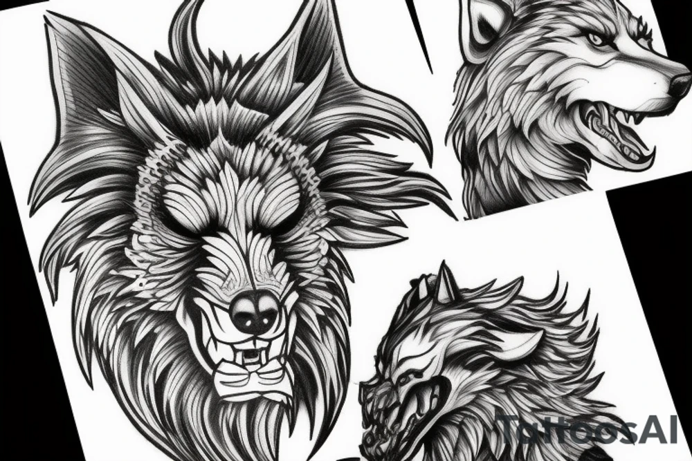 Fenrir tattoo idea