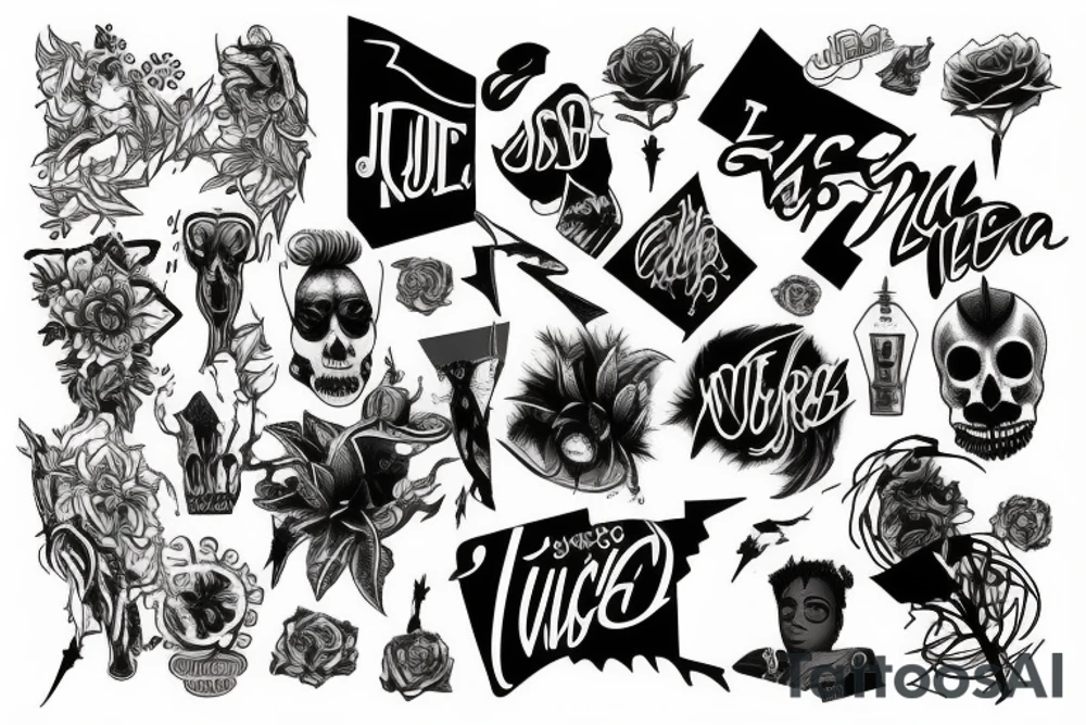 Juice wrld tattoo idea