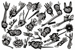 Forky tattoo idea