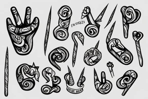 Forky tattoo idea