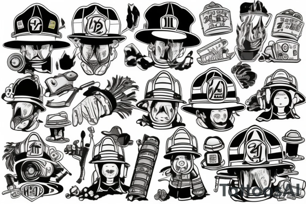 Firefighter tattoo idea