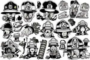 Firefighter tattoo idea