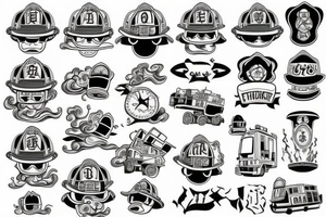 Firefighter tattoo idea