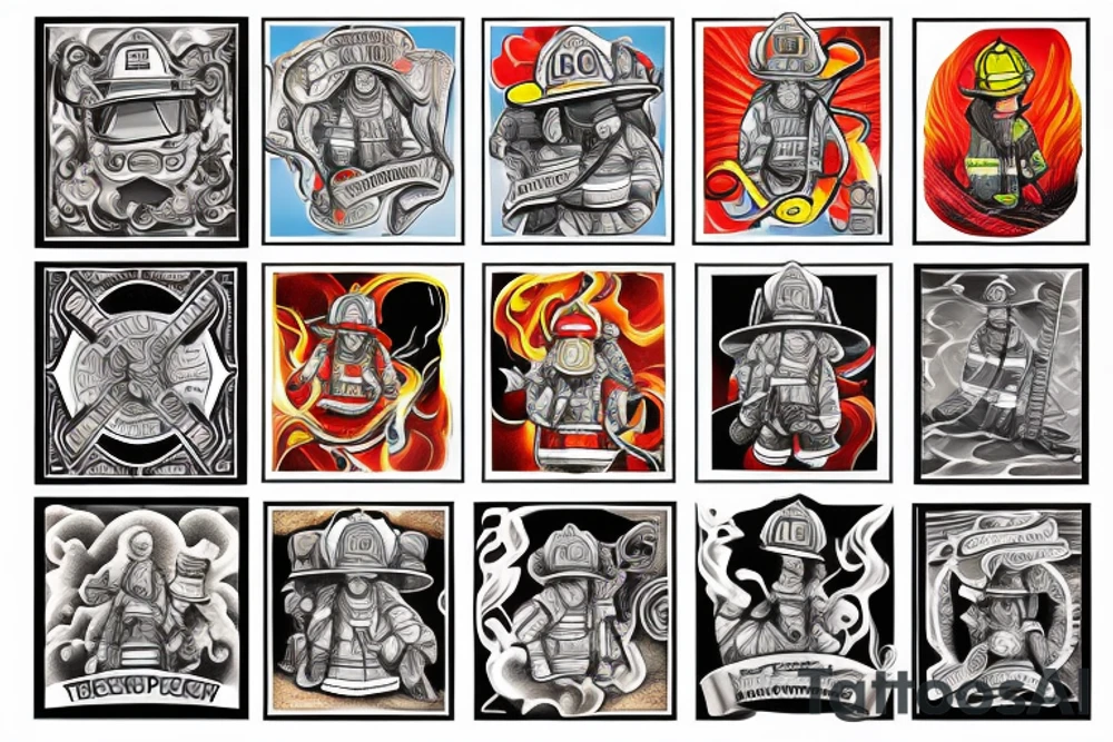 Firefighter tattoo idea