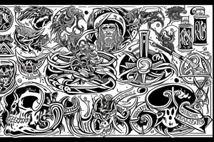 viking compas tattoo idea