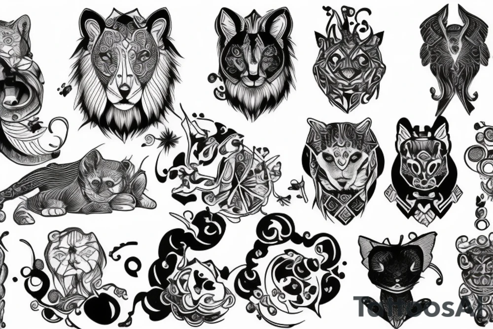 Leo & Echo tattoo idea