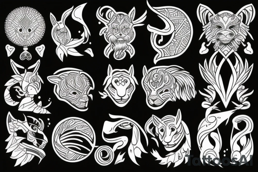 Leo & Echo tattoo idea