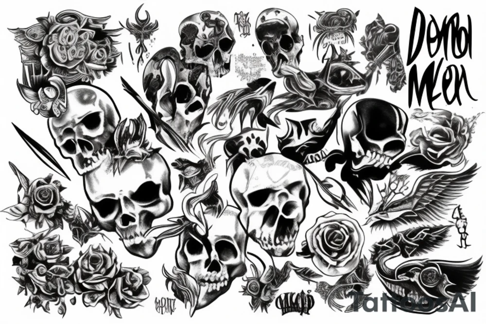 Demon killed me tattoo idea