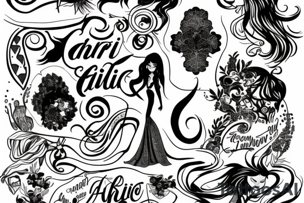 my children names
Ariel
Lavie
Aria tattoo idea