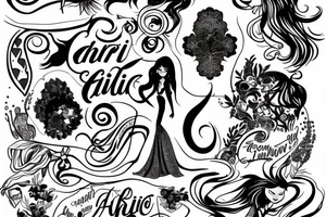 my children names
Ariel
Lavie
Aria tattoo idea