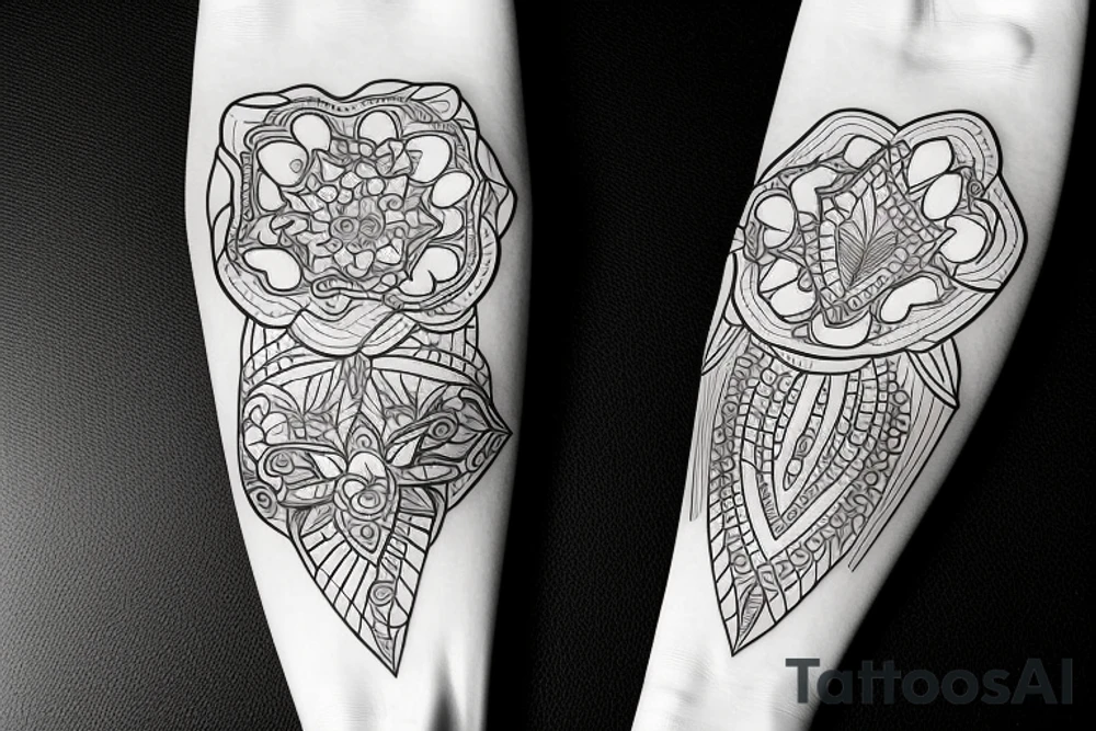 Opaska dookoła nadgarstka, seksowna tattoo idea