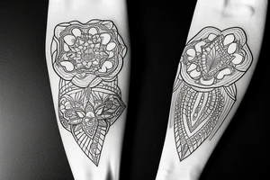 Opaska dookoła nadgarstka, seksowna tattoo idea