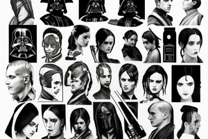 Levi ackerman star wars tattoo idea