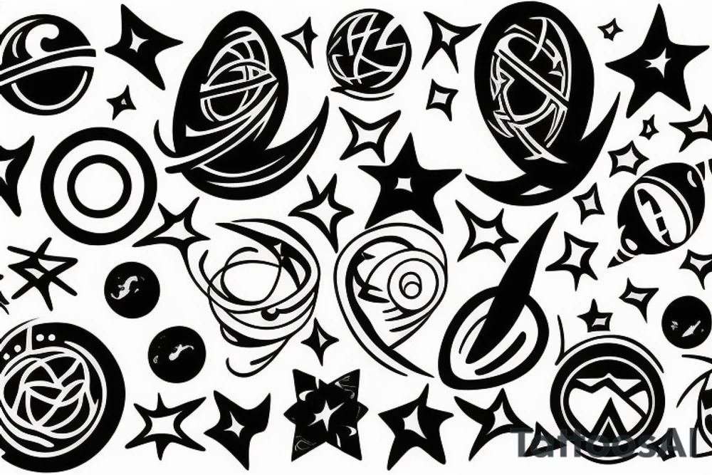 Space tattoo idea