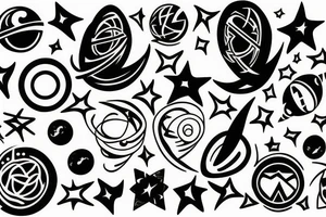 Space tattoo idea
