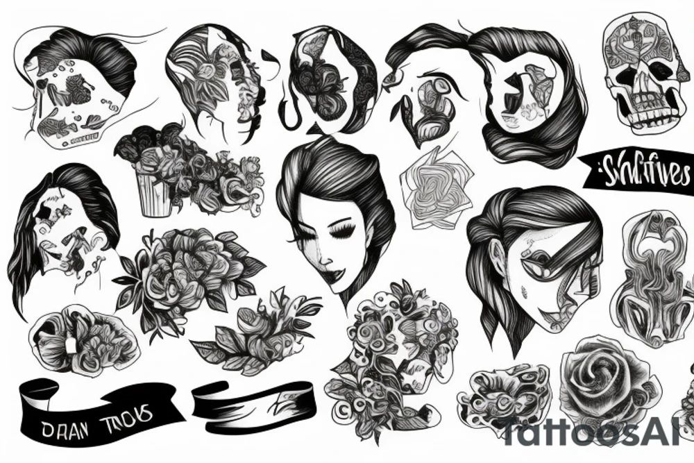 Too many Thoughts in mind tattoo idea