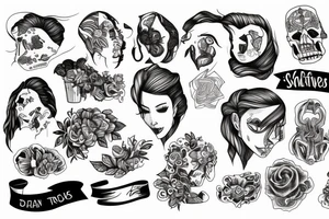 Too many Thoughts in mind tattoo idea