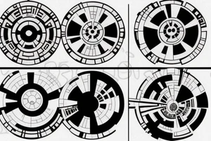 death star, star wars tattoo idea