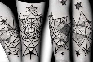 star constellation tattoo idea