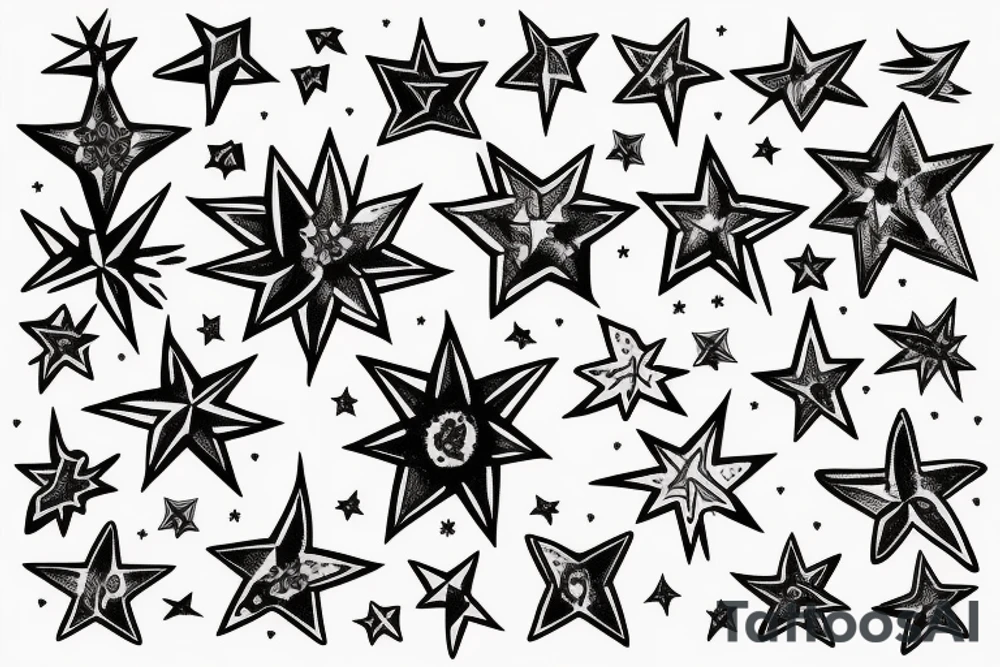 star constellation tattoo idea