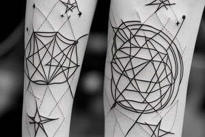 star constellation tattoo idea