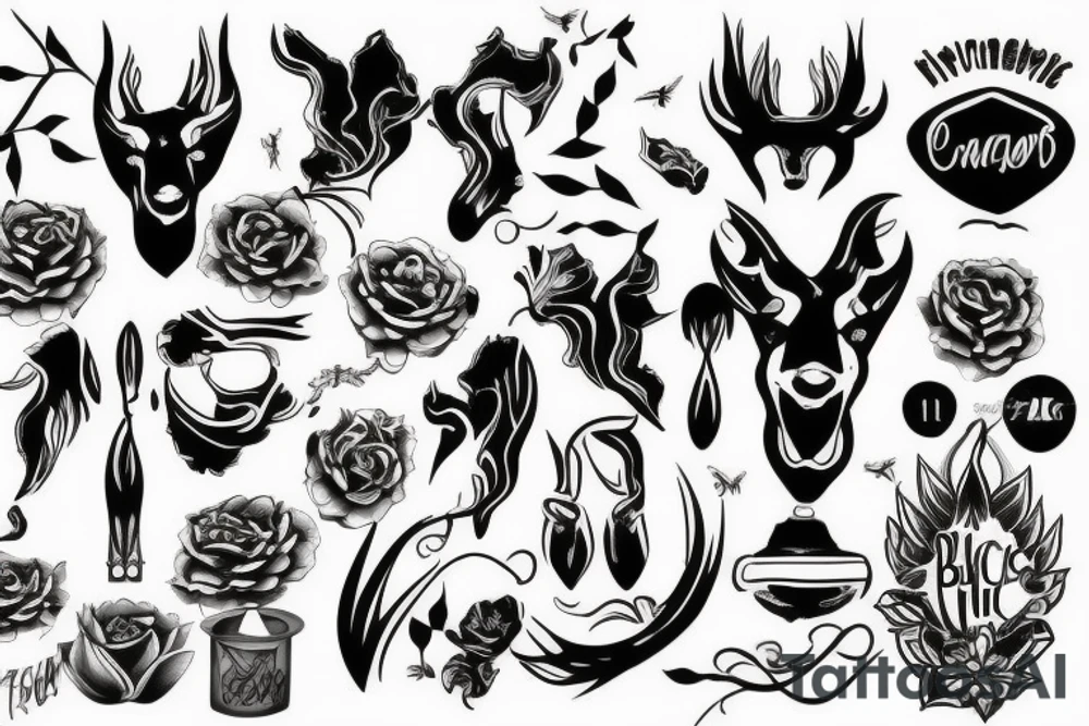 black tattoo idea