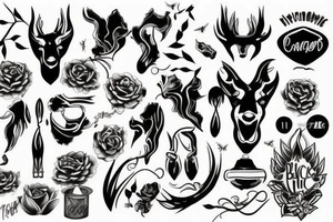 black tattoo idea