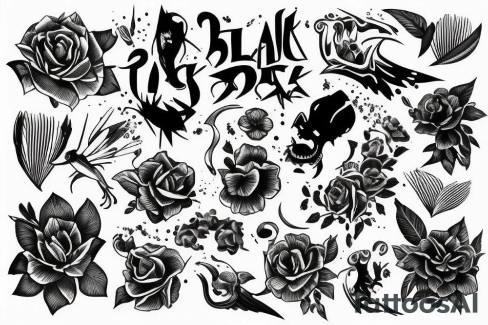 black tattoo idea