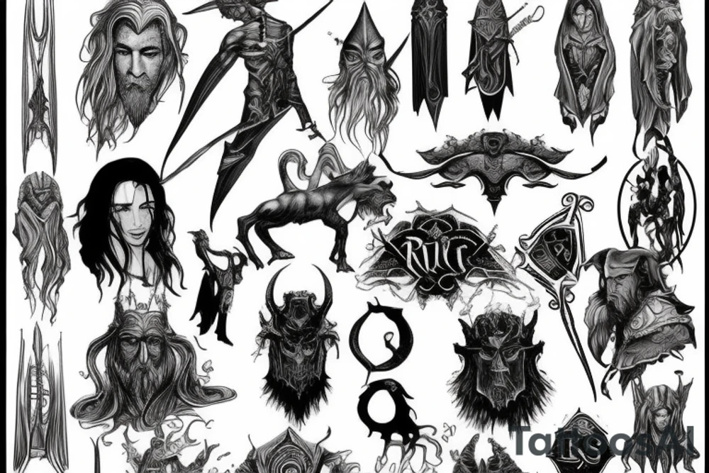 Lord of the rings tattoo idea