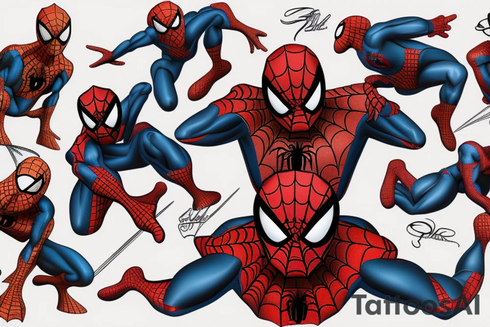 Spiderman tattoo idea