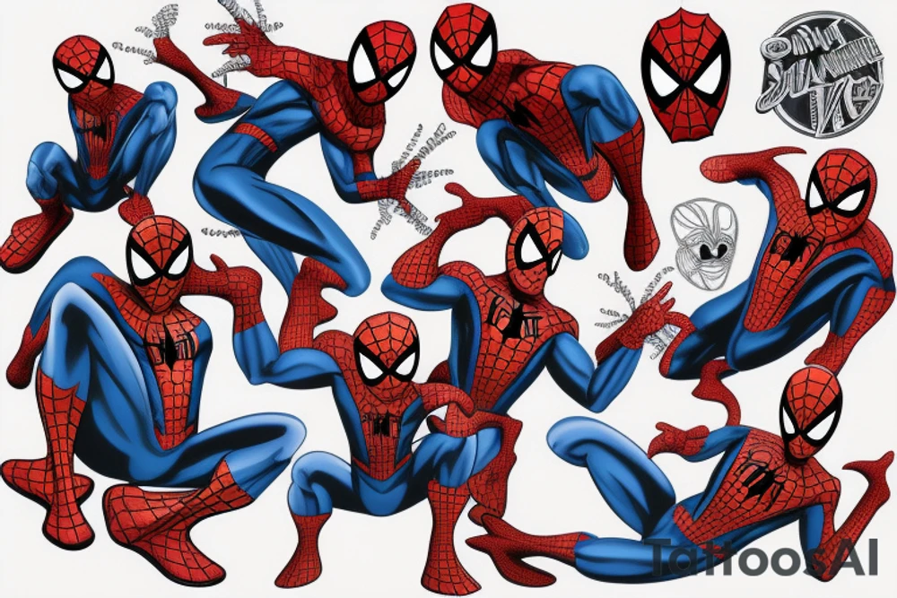Spiderman tattoo idea