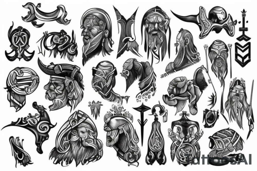 Viking tattoo tattoo idea