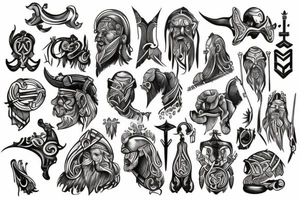 Viking tattoo tattoo idea