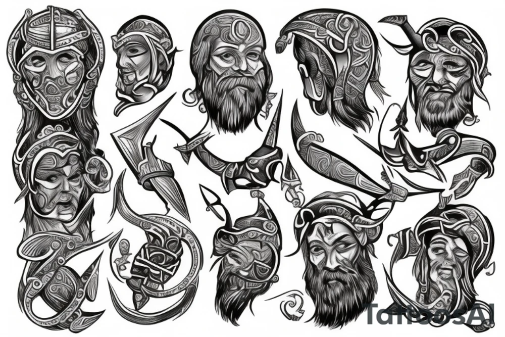 Viking tattoo tattoo idea