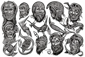Viking tattoo tattoo idea