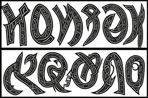Norse runes tattoo idea