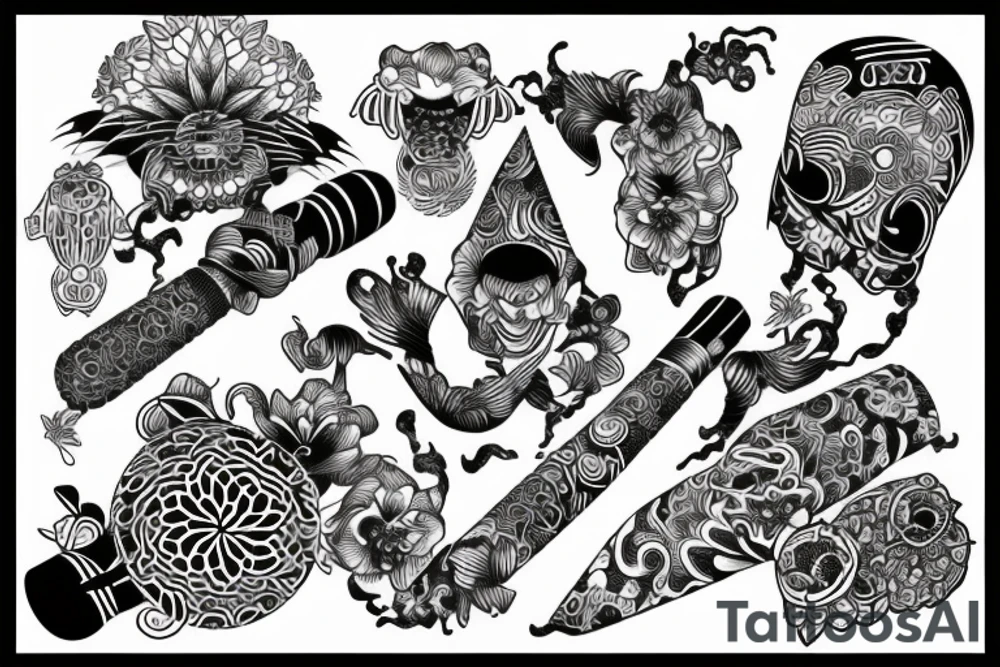 Shakuhachi tattoo idea