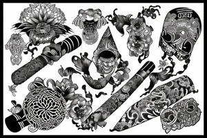 Shakuhachi tattoo idea