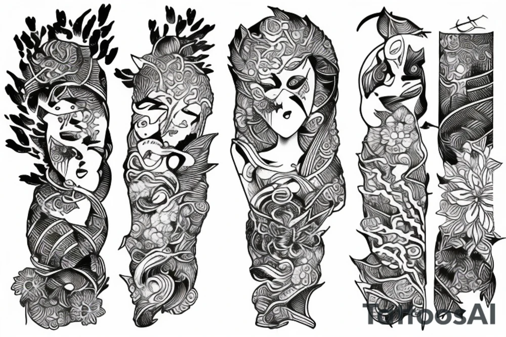 Shakuhachi tattoo idea