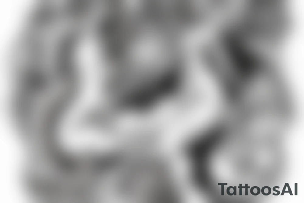 Demon mermaid dragging you into the deep tattoo idea Demon mermaid dragging you into the deep tattoo idea