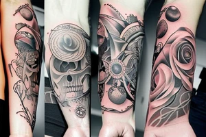 Oplatający rękę tattoo idea