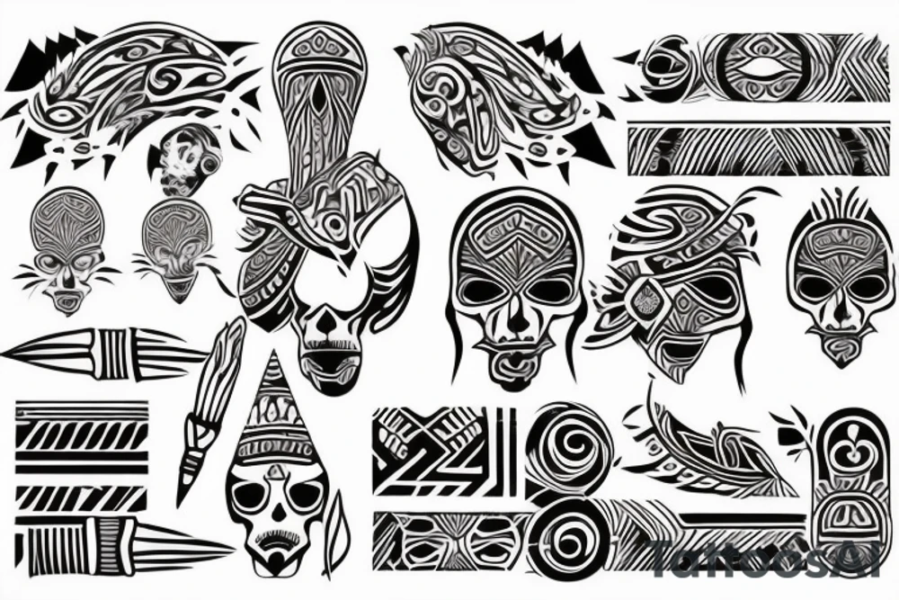 Oplatający rękę tattoo idea