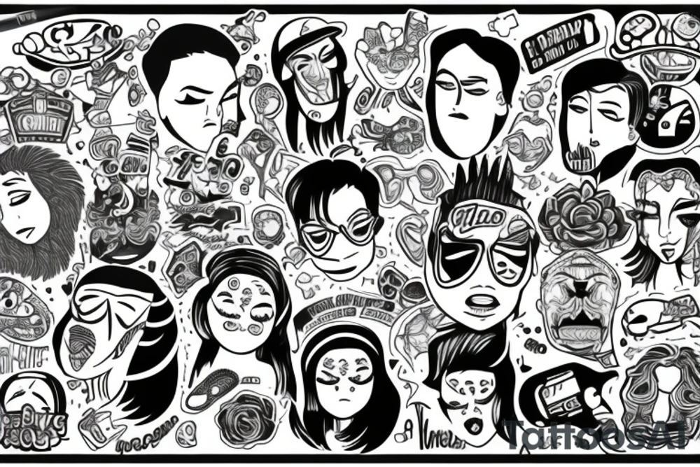 Take my head dizzy on the comedown tattoo idea