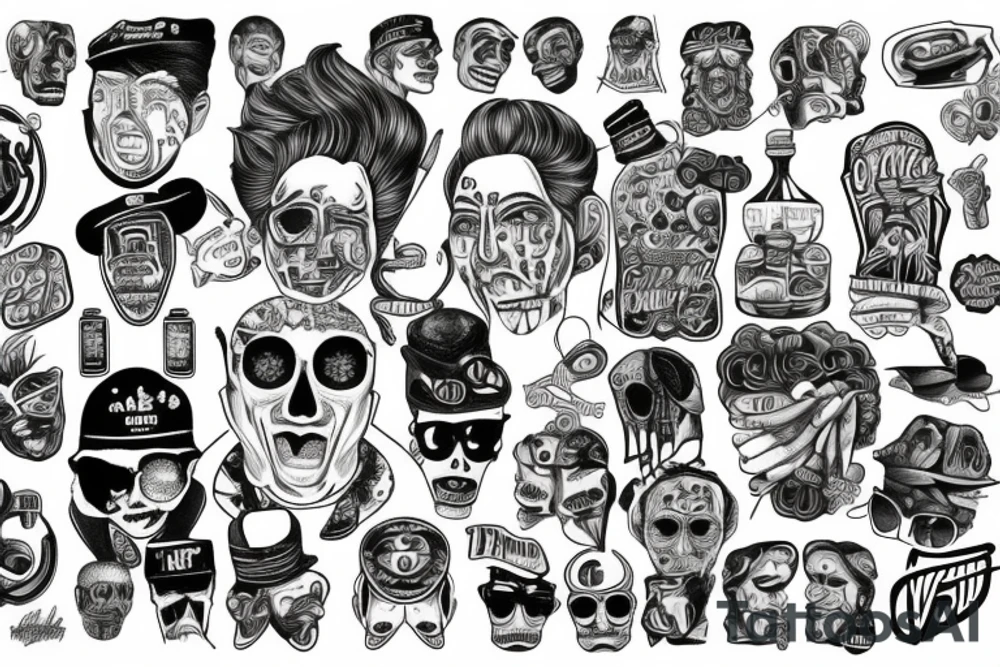 Take my head dizzy on the comedown tattoo idea