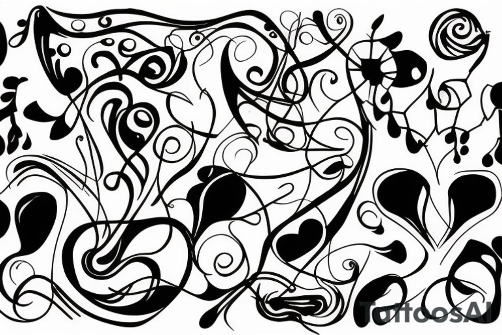 people kissing tattoo idea