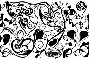 people kissing tattoo idea