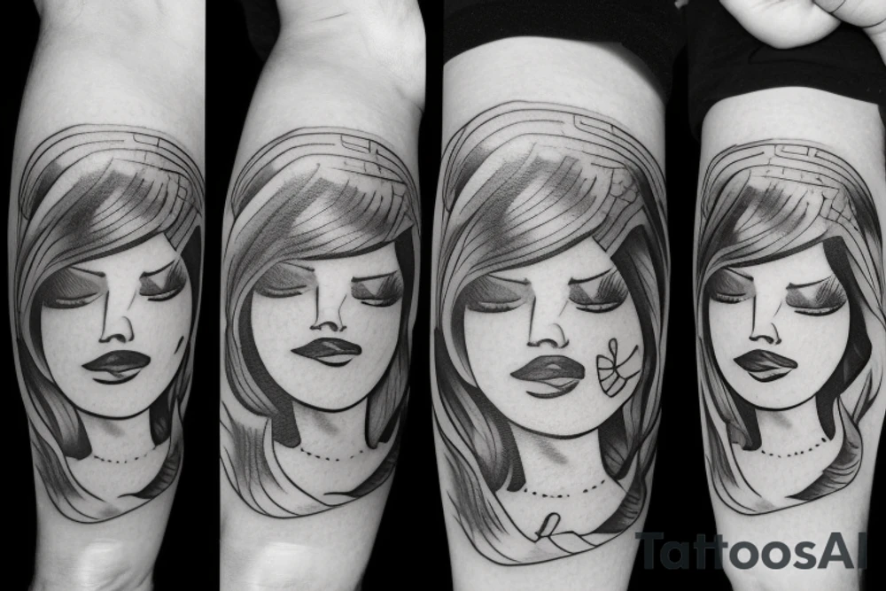 Fart away babe tattoo idea