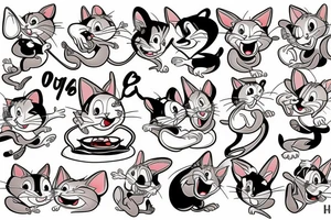 Tom and Jerry tattoo idea